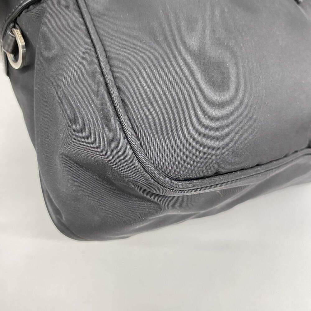 Prada Tessuto Nylon Shoulder Bag, Black, Women's - Picture 6 of 10